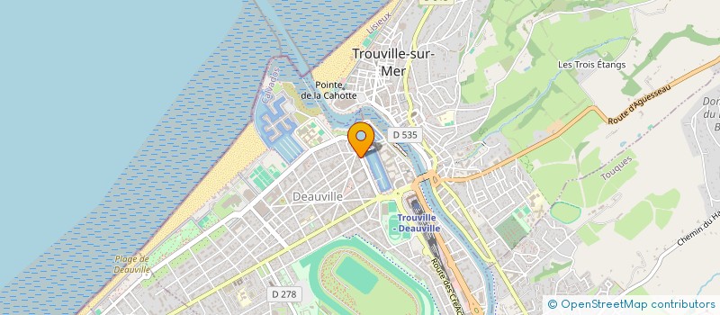 localisation de l'entreprise QUID JURIS à DEAUVILLE