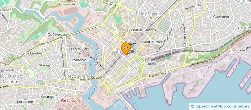 localisation de l'entreprise QUID NOVI BREST NOTAIRES & CONSEILS à BREST