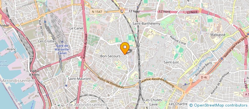 localisation de l'entreprise QUIDALU  MARSEILLE