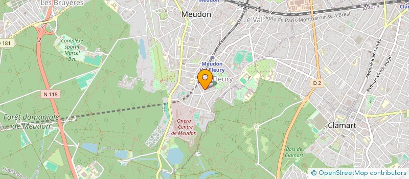 localisation de l'entreprise QUIDAM EDITEUR à MEUDON