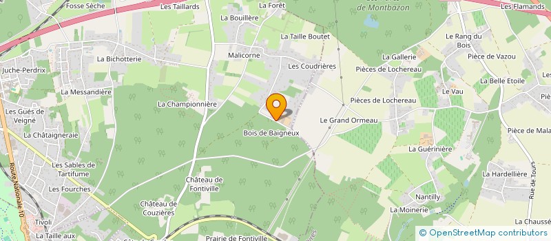 localisation de l'entreprise QUIDAM INFORMATIQUE  VEIGNE