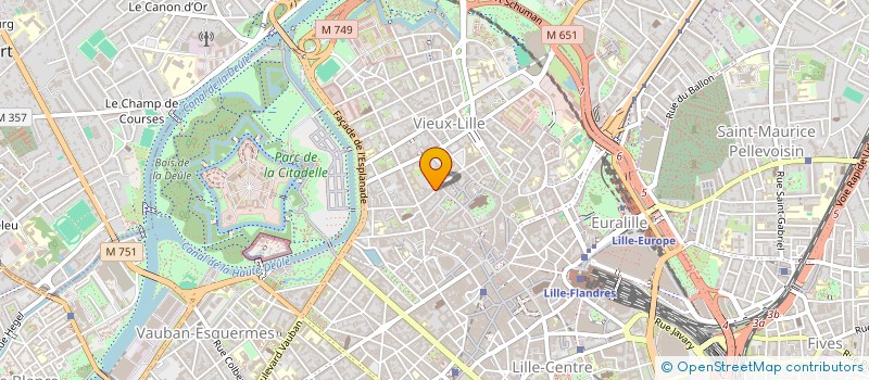 localisation de l'entreprise QUIDAM SERVICES à LILLE