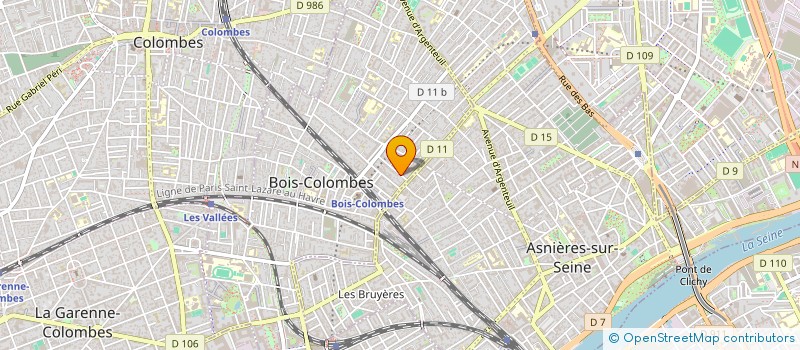 localisation de l'entreprise ÆQUIDEM à BOIS-COLOMBES