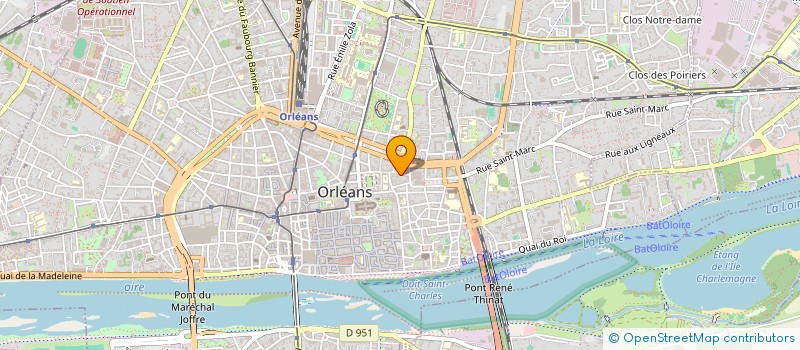 localisation de l'entreprise QUIDIMMO à ORLEANS