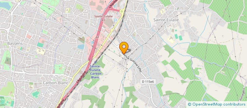 localisation de l'entreprise QUIEN ET COMPAGNIE à SAINTE-EULALIE
