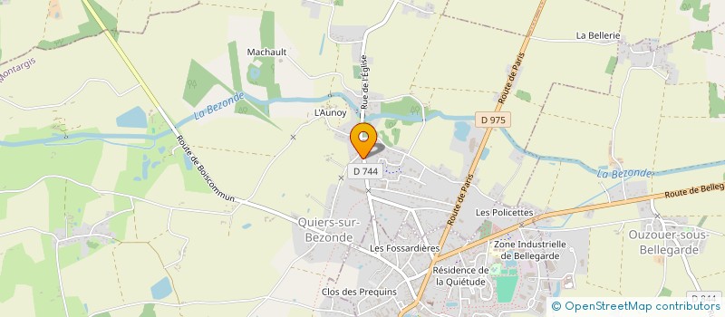 localisation de l'entreprise QUIERS EN FETE à QUIERS-SUR-BEZONDE