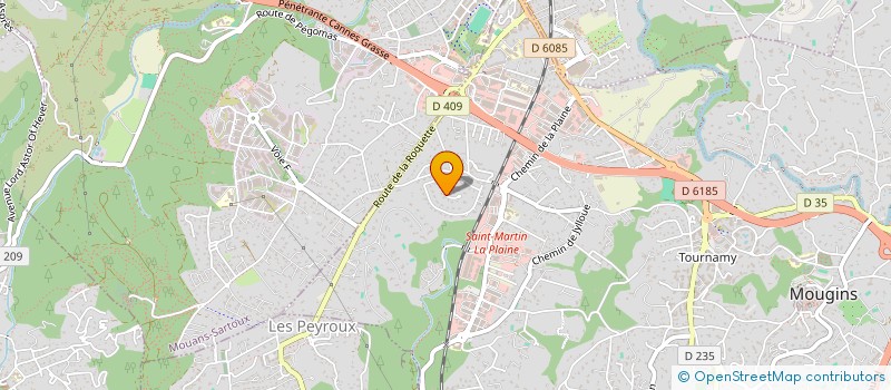 localisation de l'entreprise QUIESCENCE à MOUGINS