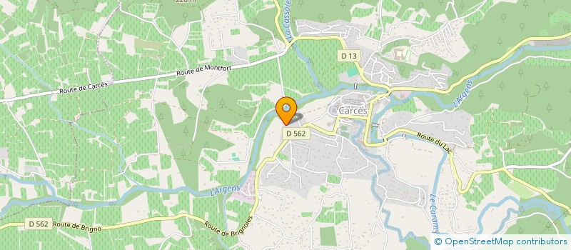 localisation de l'entreprise QUIETUDE  CARCES