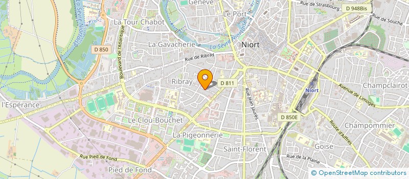 localisation de l'entreprise QUIETUDE à NIORT