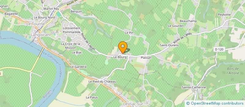 localisation de l'entreprise QUIETUDE.IO  LANGOIRAN