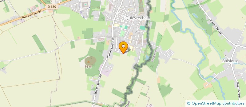 localisation de l'entreprise QUIEVRECHAIN PECHE COMPETITION  QUIEVRECHAIN