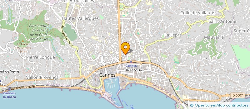 localisation de l'entreprise QUIGLEY à CANNES