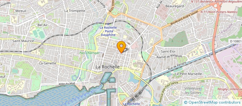 localisation de l'entreprise QUIGNON à LA ROCHELLE