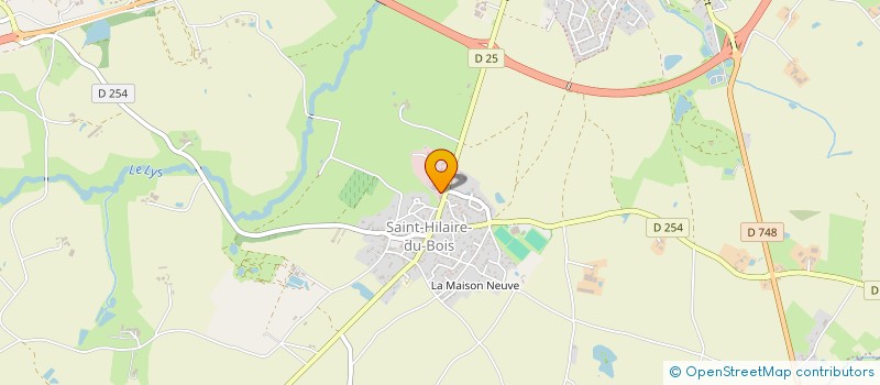 localisation de l'entreprise QUIGNON BATI à LYS-HAUT-LAYON