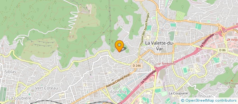 localisation de l'entreprise QUIKA  TOULON