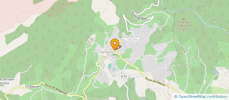 localisation de l'entreprise QUILEZ FRERES à SEILLANS