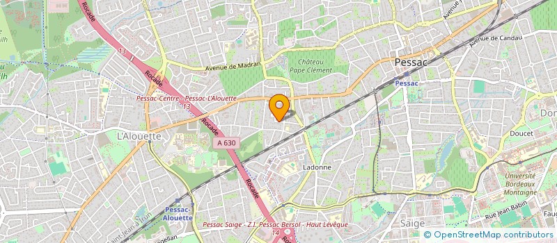 localisation de l'entreprise QUILFEN à PESSAC