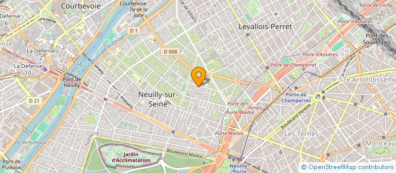 localisation de l'entreprise QUILICI IMMO LUXE à NEUILLY-SUR-SEINE