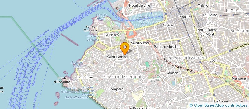 localisation de l'entreprise QUILKO à MARSEILLE