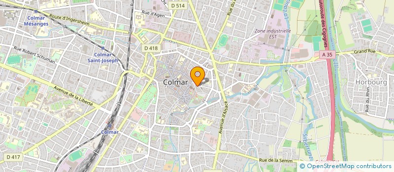 localisation de l'entreprise QUILL & CUP  COLMAR