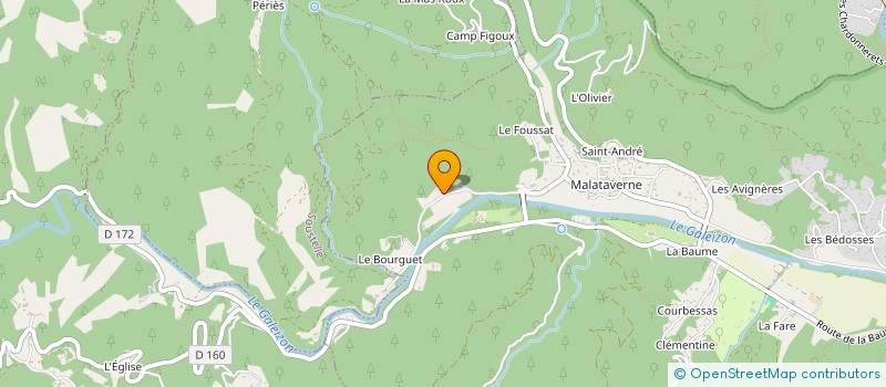 localisation de l'entreprise QUILLAN ENERGIE SOLAIRE N 3  CENDRAS