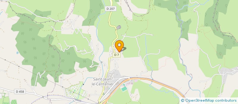 localisation de l'entreprise QUILLET  SAINT-JEAN-LE-CENTENIER