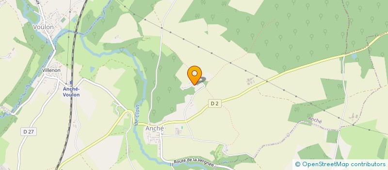 localisation de l'entreprise QUILLET ASSOCIES  VALENCE-EN-POITOU