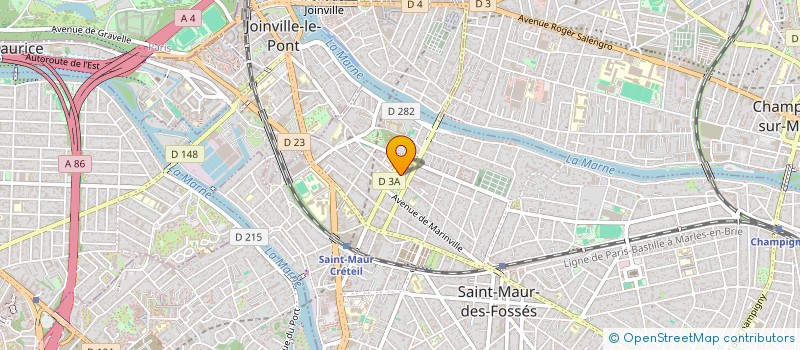 localisation de l'entreprise QUILLIEC INVEST à SAINT-MAUR-DES-FOSSES