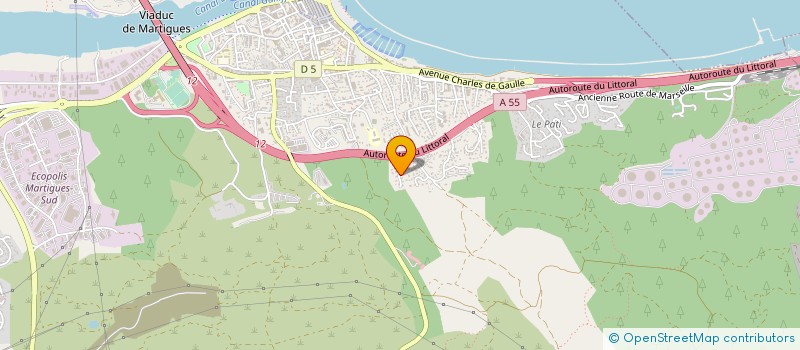 localisation de l'entreprise QUILLIEN ERIC à MARTIGUES