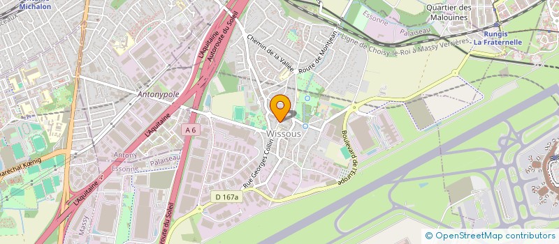 localisation de l'entreprise QUILLIEN-MORICE à WISSOUS