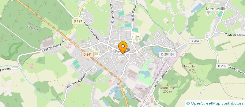 localisation de l'entreprise QUILLIERS CLUB MENNEVILLOIS  MENNEVILLE