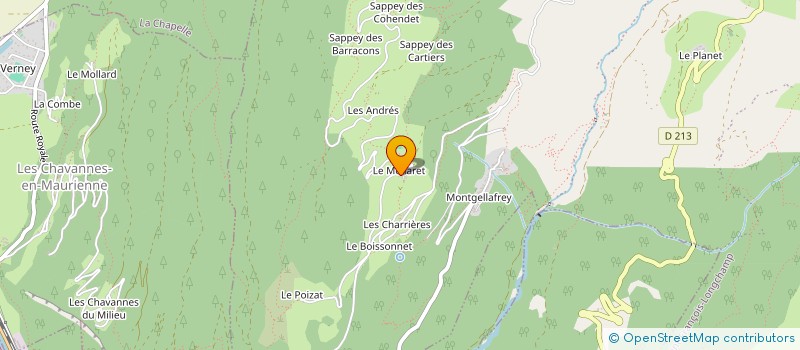 localisation de l'entreprise QUILLIET LAURENT ET LISE  ST COLOMBAN DES VILLARDS