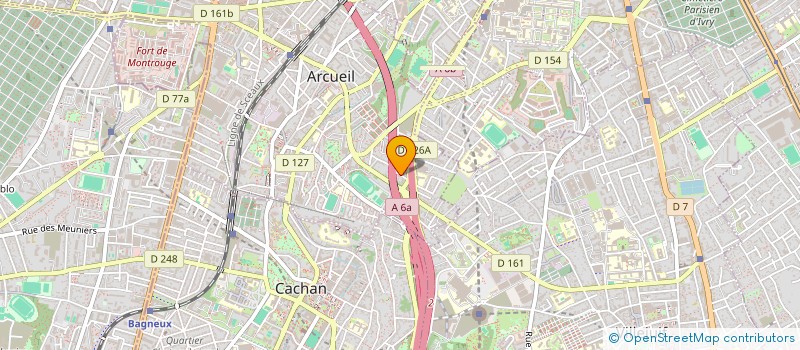 localisation de l'entreprise QUILOMBO  ARCUEIL