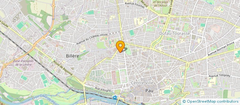 localisation de l'entreprise QUILOX SECURITE INTERVENTION à PAU