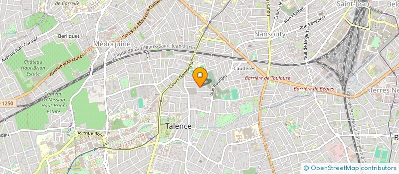 localisation de l'entreprise QUIMA  TALENCE