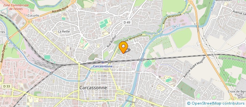 localisation de l'entreprise QUIMPER à CARCASSONNE
