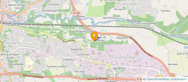 localisation de l'entreprise QUIMPER ABATTOIR à QUIMPER