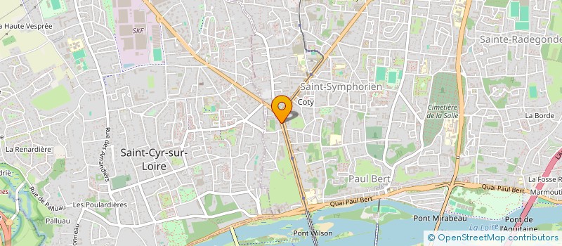 localisation de l'entreprise QUIMPER DE LUNETTES  FONDETTES