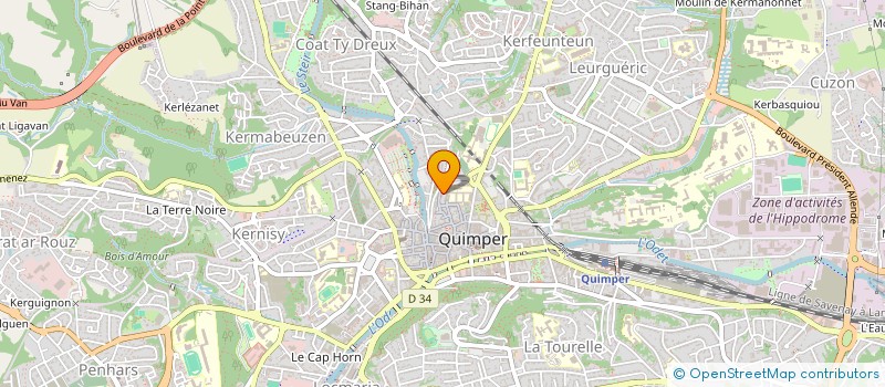 localisation de l'entreprise QUIMPER - LINEOSTIC à QUIMPER