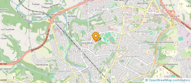 localisation de l'entreprise QUIMPER REMSCHEID à QUIMPER