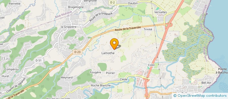 localisation de l'entreprise QUIMPERT ET FILS à PETIT-BOURG