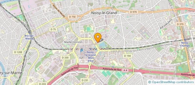 localisation de l'entreprise QUIMTRAVEL (FRANCE)  NOISY-LE-GRAND