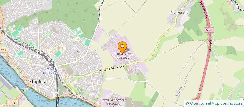 localisation de l'entreprise QUINA  ETAPLES