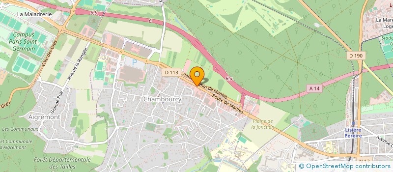 localisation de l'entreprise QUINA  CHAMBOURCY