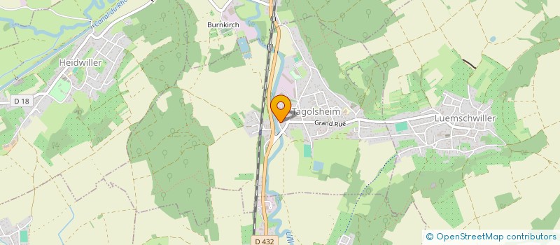 localisation de l'entreprise QUINCAILLERIE ANTOINE  TAGOLSHEIM