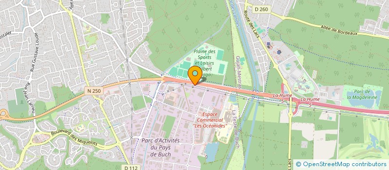 localisation de l'entreprise QUINCAILLERIE BAILLARGEAT à LA TESTE-DE-BUCH
