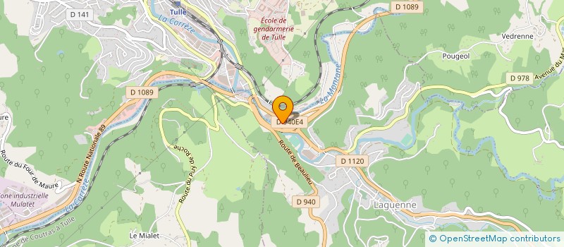 localisation de l'entreprise QUINCAILLERIE BESSE à LAGUENNE-SUR-AVALOUZE