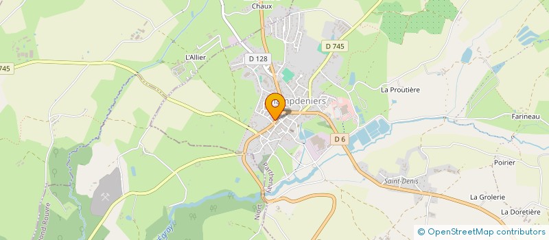 localisation de l'entreprise QUINCAILLERIE CASTAYBERT à CHAMPDENIERS