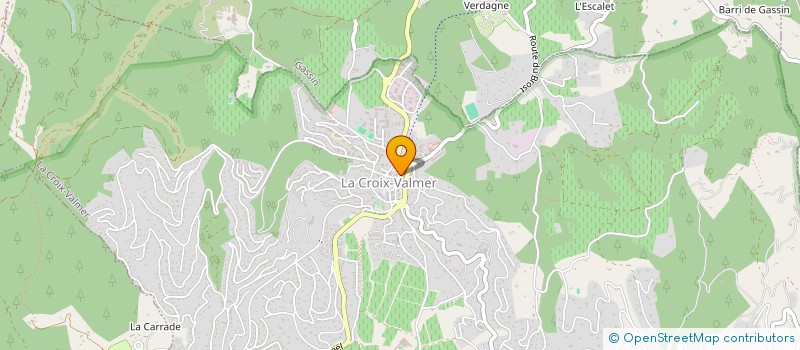 localisation de l'entreprise QUINCAILLERIE CENTRALE  LA CROIX-VALMER