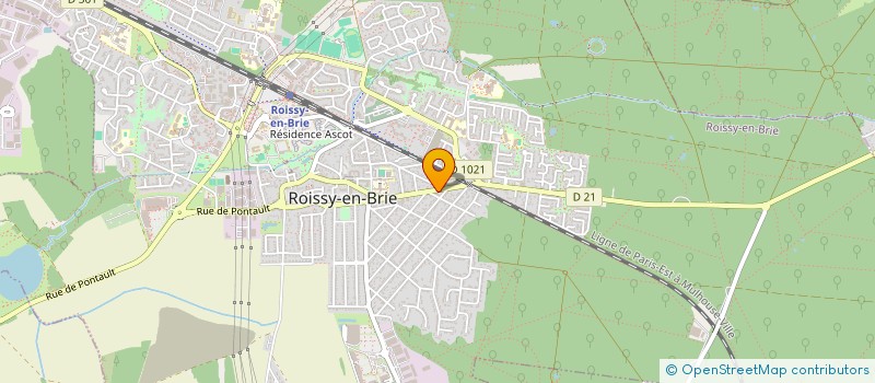 localisation de l'entreprise QUINCAILLERIE DE LA GARE à ROISSY-EN-BRIE